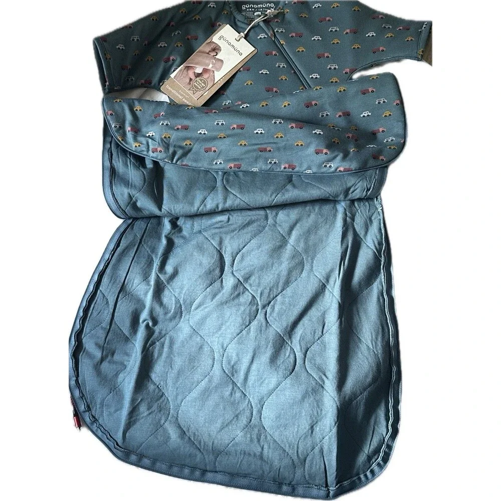 NWT  Gunamuna Tog 1.0 Bamboo Rayon Zipped  Swaddle Boy Sleep Bag